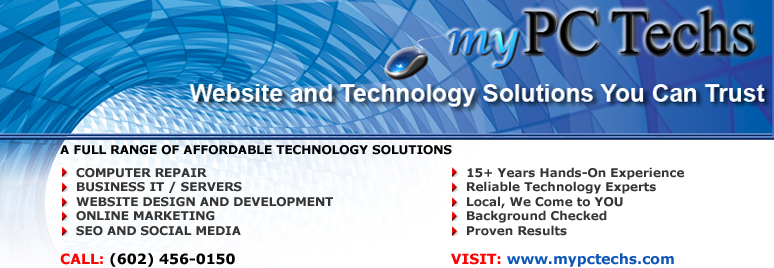 my PC Techs - Fast, Affordable, Experienced Business Technology Solutions