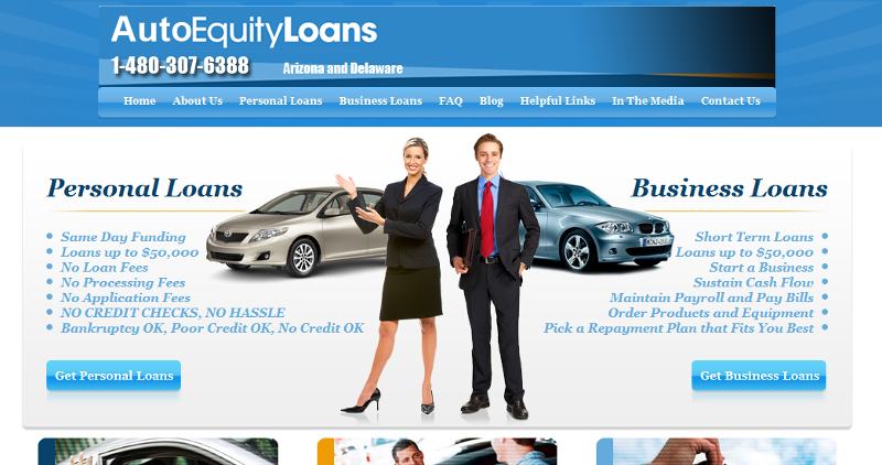 Featured
Website for May: Auto Equity Loans